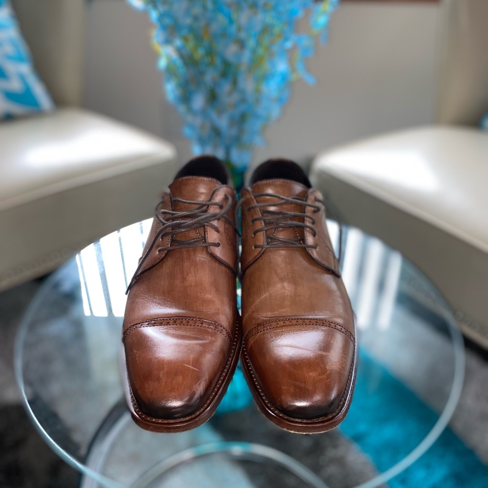Brown high quality Johnston & Murphy Italian shoe